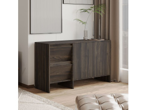 Aparador de madera "Laris 130" - 130 x 44 x 82 cm - Marrón 2