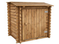 Cajón filtrante de madera tratada "Keny" para piscina - 120 x 95 x 113 cm