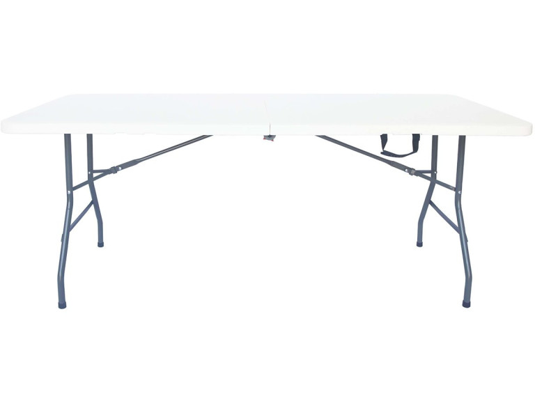 Mesa de jardín plegable "Foldy" - 180 x 74 x 74 cm - Blanca