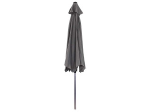 Parasol de jardín de aluminio - Sol - Circular - Ø 3m - gris 2