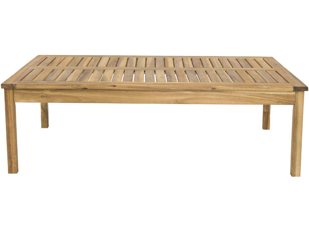 Conjunto de muebles de jardín de madera de acacia con cojines "Chilwell" - 5 plazas - Beige