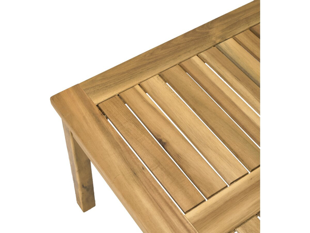 Conjunto de muebles de jardín de madera de acacia con cojines "Chilwell" - 5 plazas - Beige