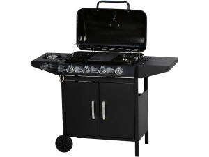 Barbacoa a gas "Festa 5" - 5 quemadores (1 lateral) - 12.9 Kw - Negro 2