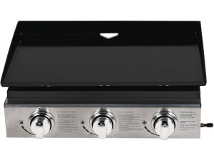 Plancha "Presto 3" - 3 quemadores -  7,5 kW - Gris 2