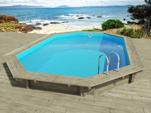 Piscina de madera "Florida" - 6.57 x 4.57 x 1.31 m