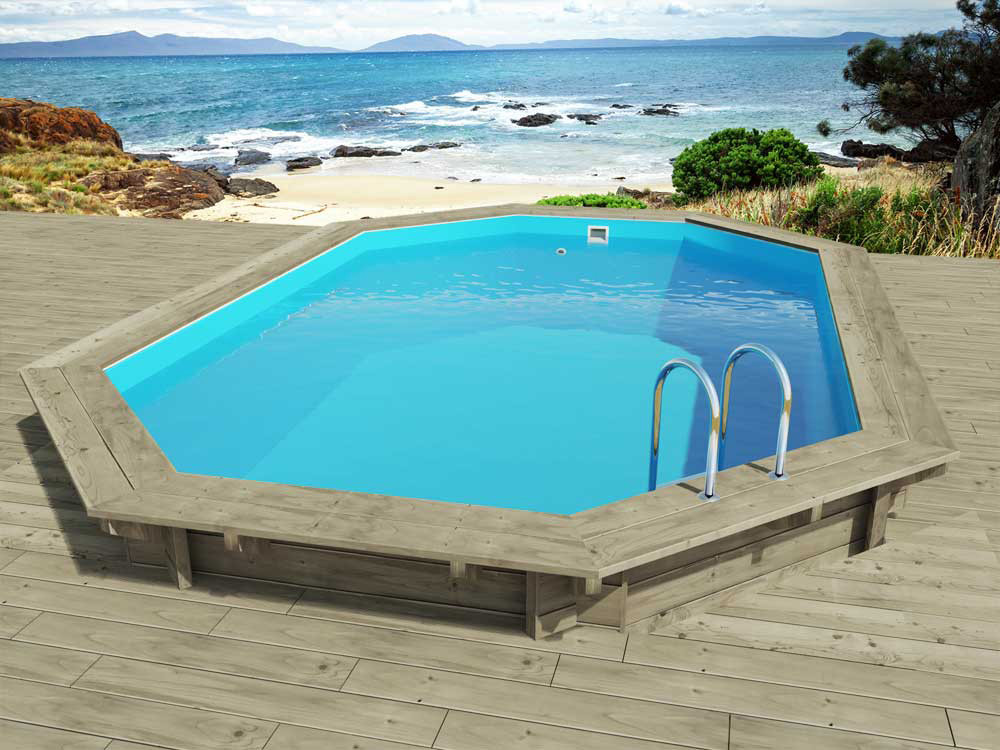 Piscina de madera "Florida" - 6.57 x 4.57 x 1.31 m