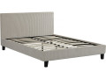 Cama de pana "Ámbar" - 160 x 200 - Beige - Beige