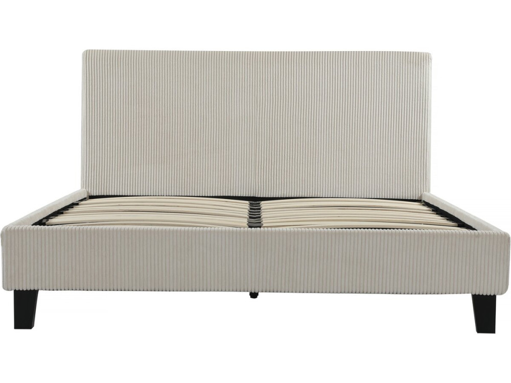 Cama de pana "Ámbar" - 160 x 200 - Beige