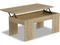 Mesa de centro "Diana" - 102 x 50 x 43 cm - Roble - Roble
