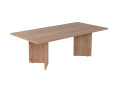 Mesa de centro de madera "Sabin" - 60 x 119 x 40 cm - pino atlántico - Roble zafiro