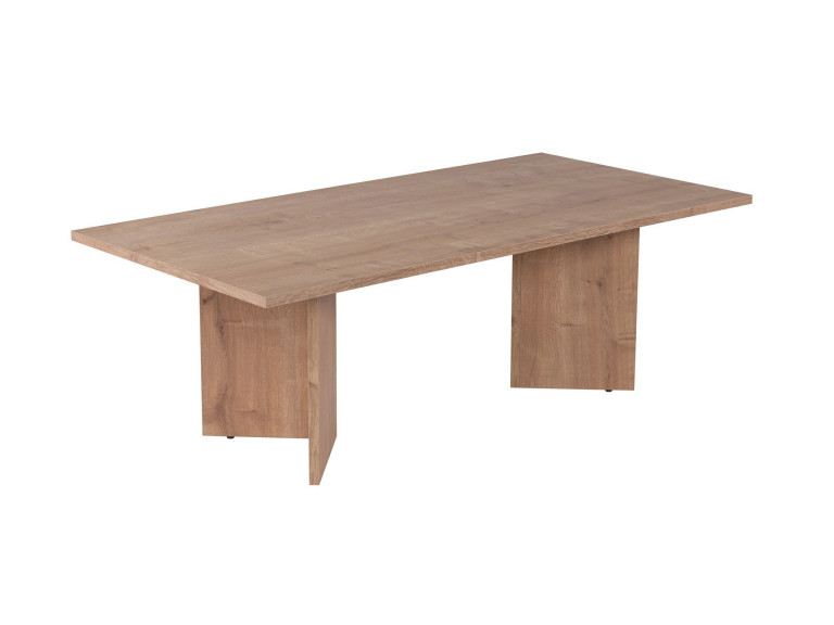 Mesa de centro de madera "Sabin" - 60 x 119 x 40 cm - Roble zafiro