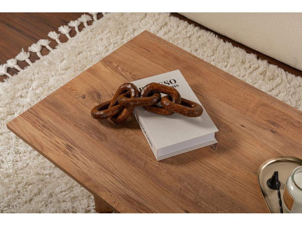 Mesa de centro de madera "Sabin" - 60 x 119 x 40 cm - pino atlántico