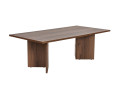 Mesa de centro de madera "Sabin" - 60 x 119 x 40 cm - Nogal - Nogal VNT