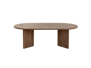 Mesa de centro de madera "Sable" - 60 x 119 x 40 cm - Nogal