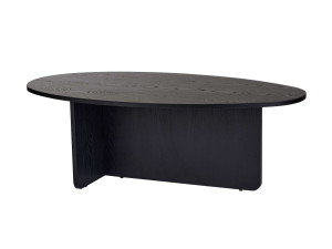 Mesa baja de madera "Orba" - 120 x 65 x 40 cm - Madera negra