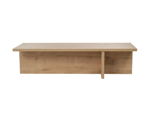 Mesa baja de madera "Harbor" - 120 x 45 x 30 cm - Roble zafiro