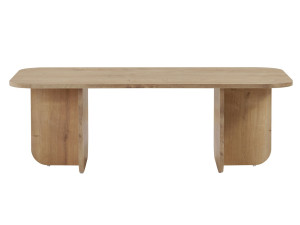 Mesa baja de madera "Akira" 120 x 60 x 41 cm - Roble zafiro