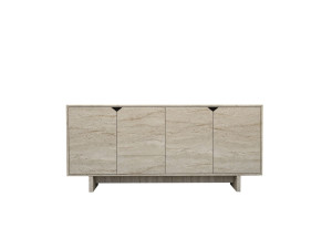 Aparador de madera "Turan" - 180 x 40 x 81 cm - Travertino