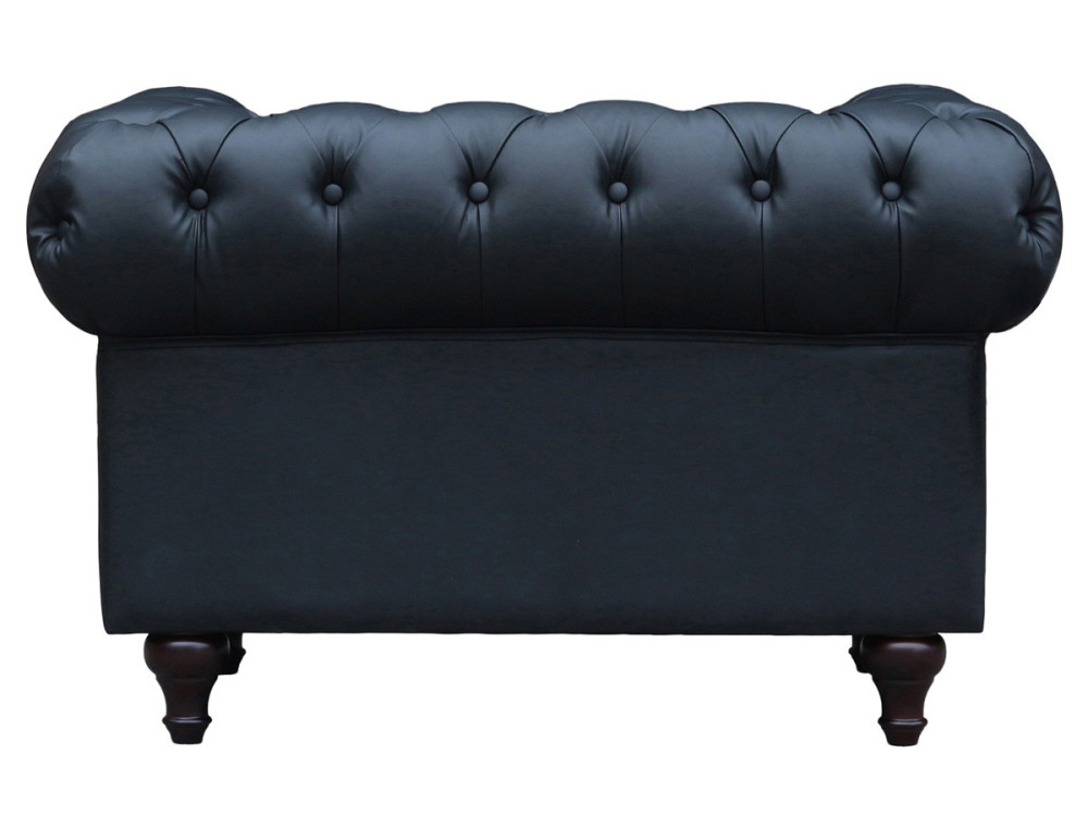 Sillón Chesterfield "Aliza" - Negro