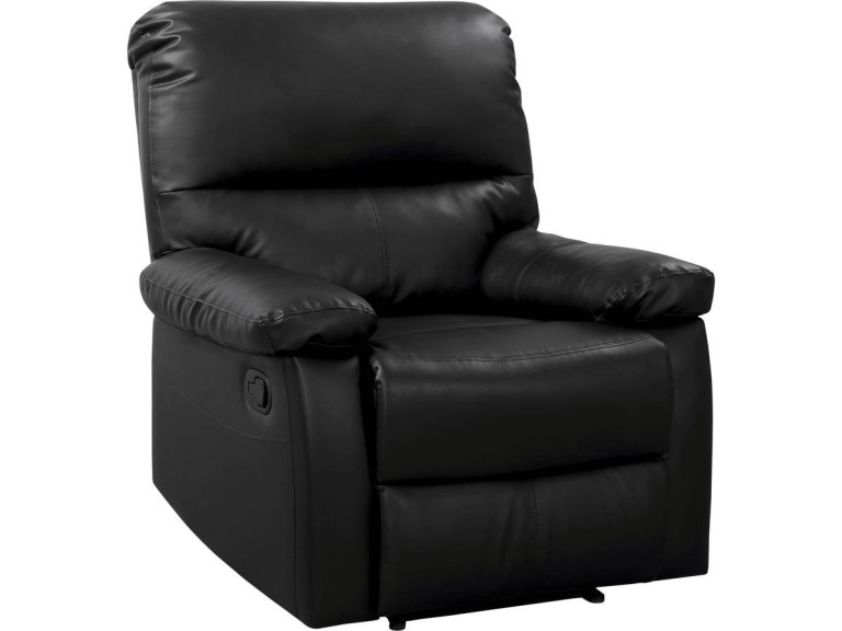 Sillón reclinable Lincoln - Color negro