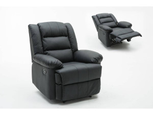 Sillón relax "Buckingham" - Negro