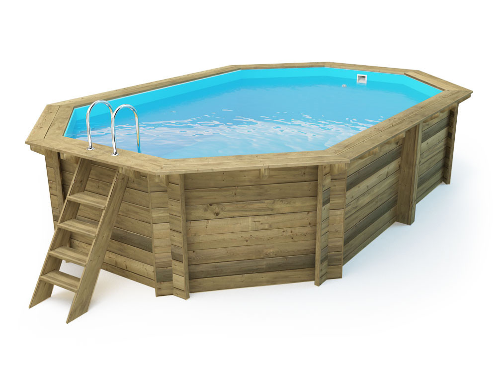 Piscina de madera "Miami" - 4.86 x 3.36 x 1.20 m