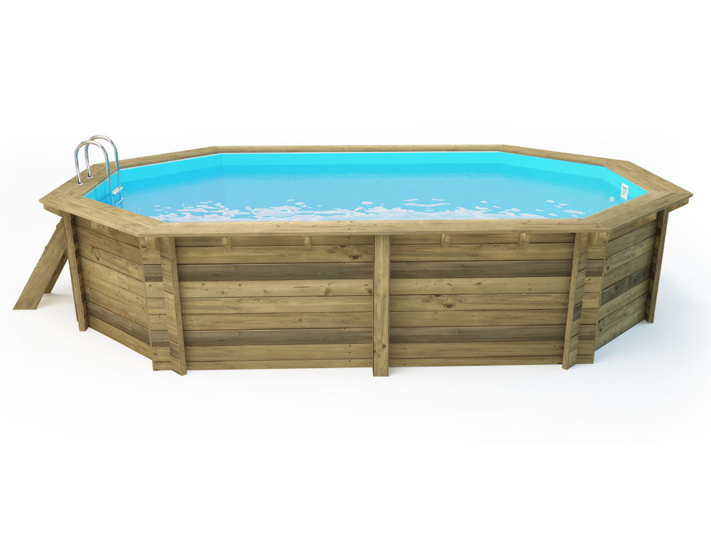 Piscina de madera "Miami" - 4.86 x 3.36 x 1.20 m