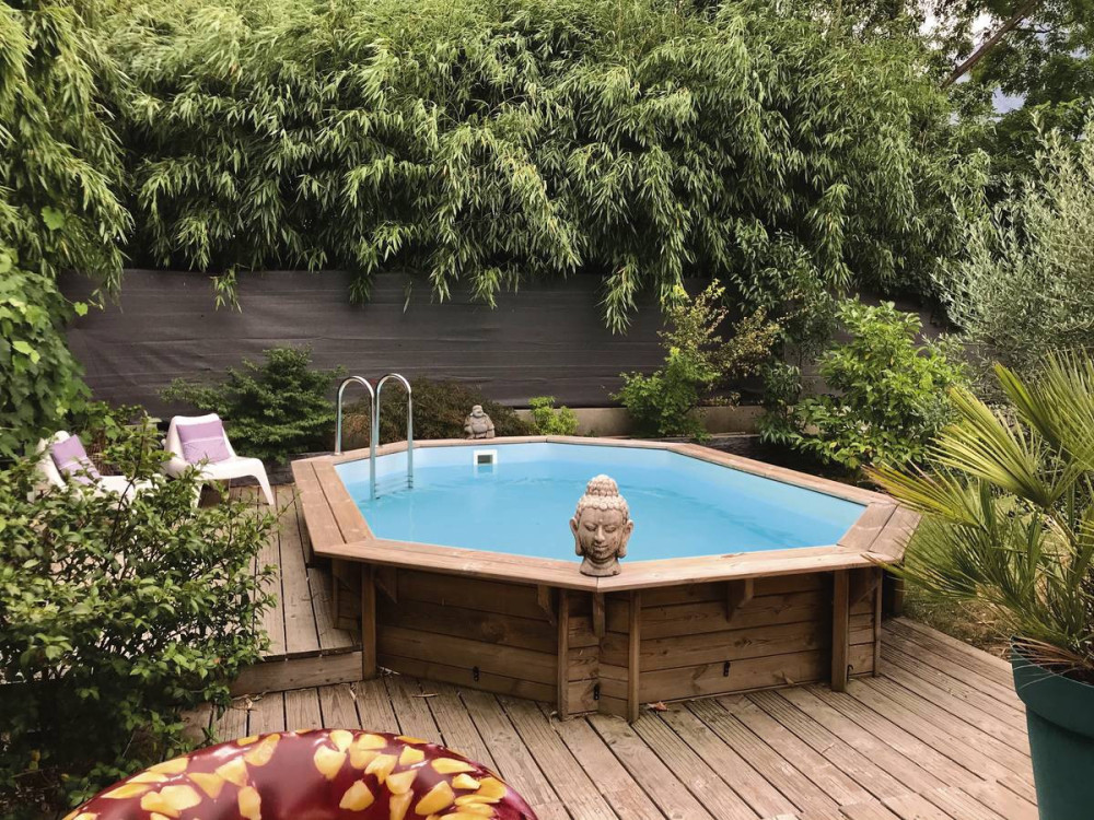 Piscina de madera "Miami" - 4.86 x 3.36 x 1.20 m