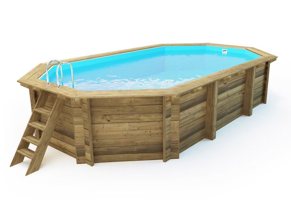 Piscina de  madera '"Brazila" 5.86 x 3.86 x 1.20 m