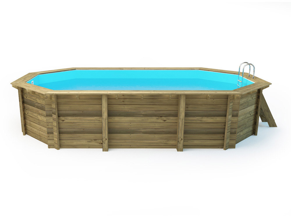Piscina de madera "Palma" - 7.57 x 4.07 x 1.31 m