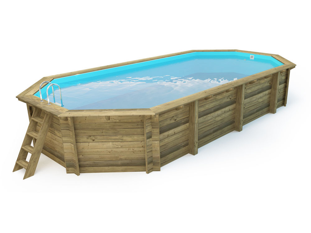 Piscina de madera "Ibiza" - 8.57 x 4.57 x 1.31 m