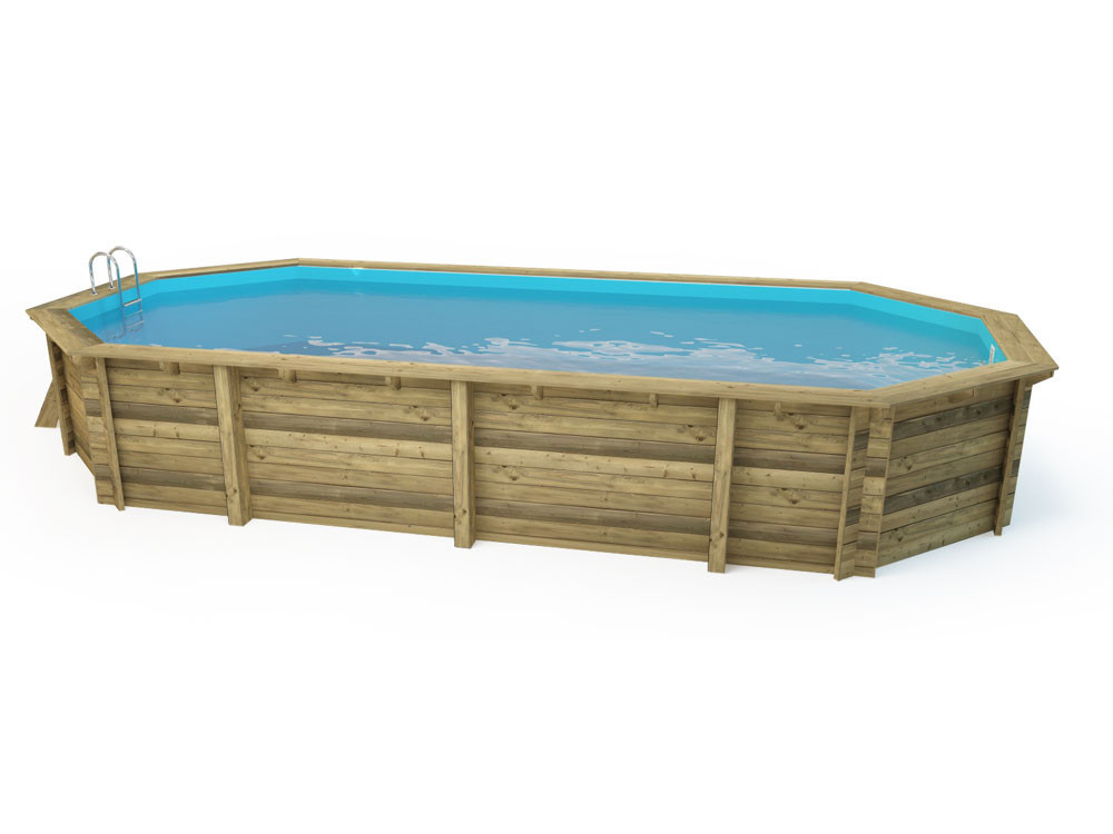 Piscina de madera "Ibiza" - 8.57 x 4.57 x 1.31 m