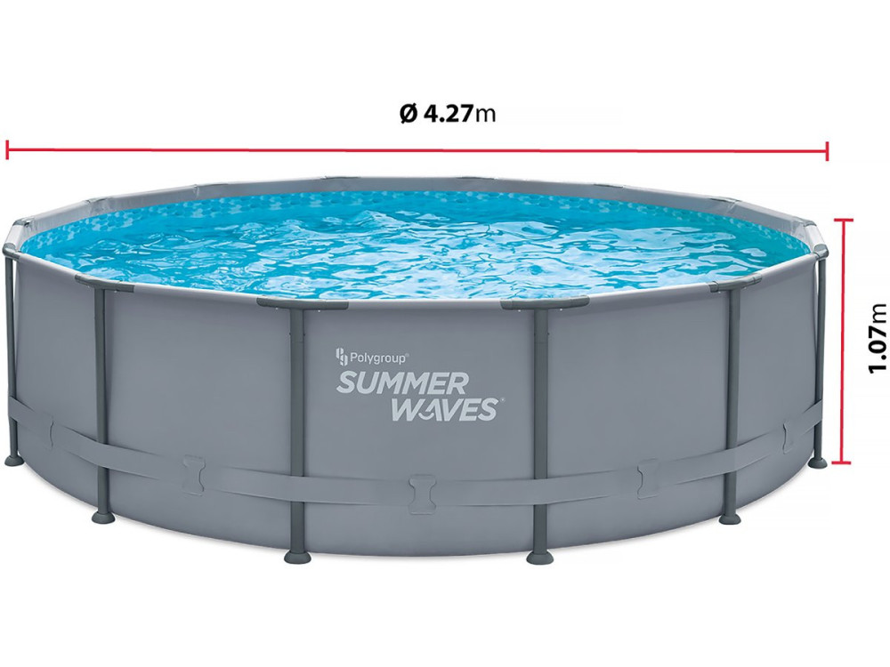 Piscina tubular "Elite" - FLIPO 1 - Ø 4.27 x 1.07 m
