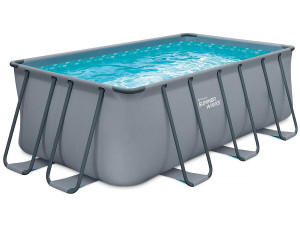 Piscina tubular - LUDO 1 - 8m2 - 4.01 x 2.01 x 1.22 m - Sin bomba de filtración