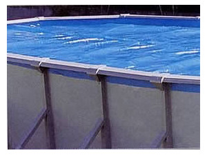 Verano - Cubierta de burbujas para piscina ovalada - 300 micras -7.30 x 4.60 m