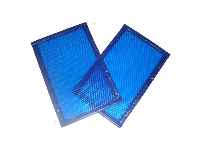 Lona burbuja azul/azul sin ribete por m² Forma 3