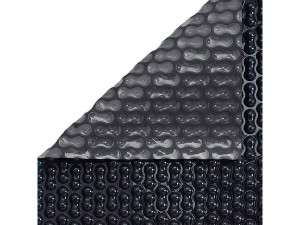 Cubierta de burbujas "Duobul" para piscina Caimans - 500 µ - Borde - Azul noche