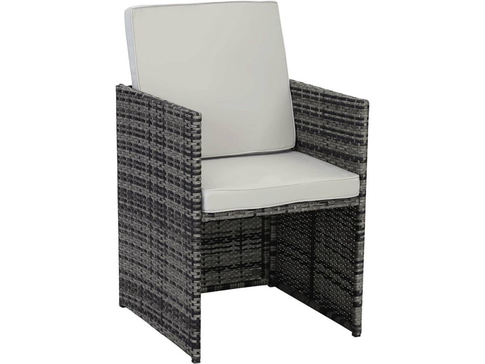 Lote de 2 sillones Chicago-"Florida"-Gris