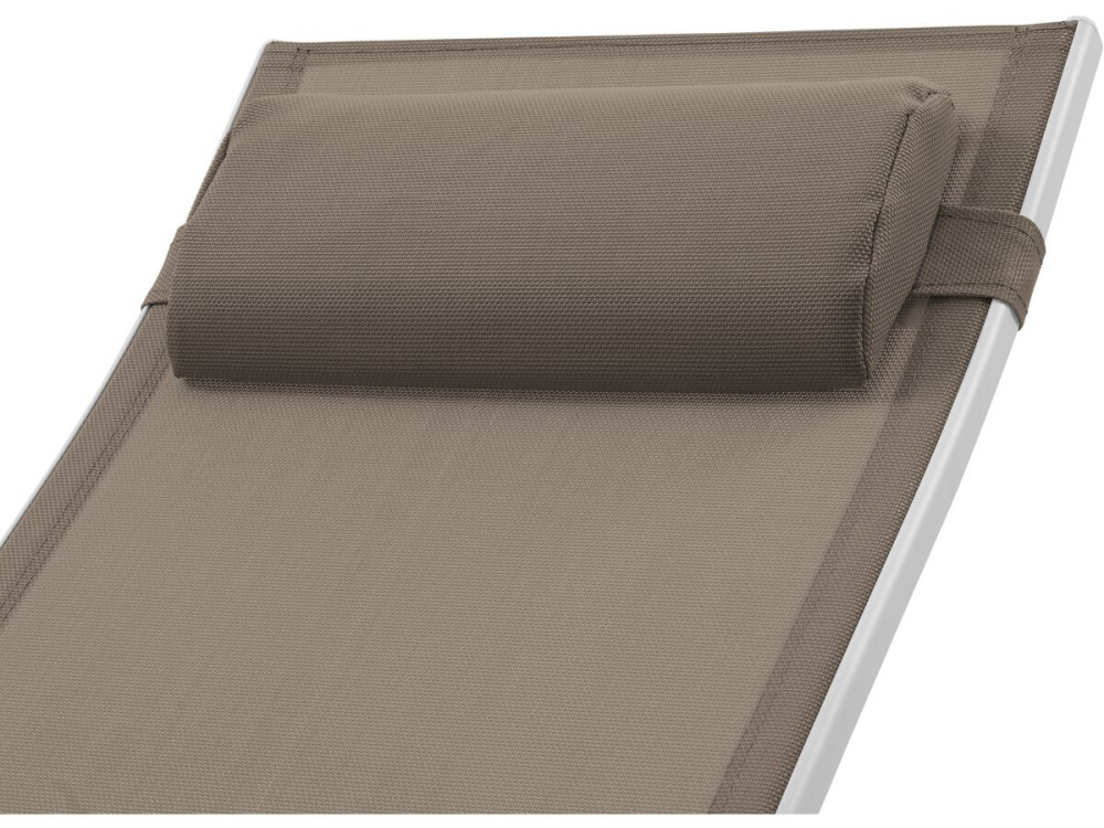Conjunto de dos tumbonas de aluminio Beauty - "Phoenix" - Topo