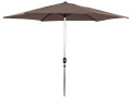 Parasol de jardín de aluminio - Sol - Circular - Ø 3m - gris - Topo