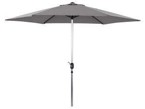 Parasol de jardín de aluminio - Sol - Circular - Ø 3m - gris
