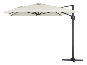 Parasol Lateral de jardín en aluminio - Sun 4- Rectangular- 3 x 4 m - Crudo