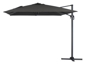 Parasol Lateral de jardín en aluminio - Sun 4- Rectangular- 3 x 4 m - Negro