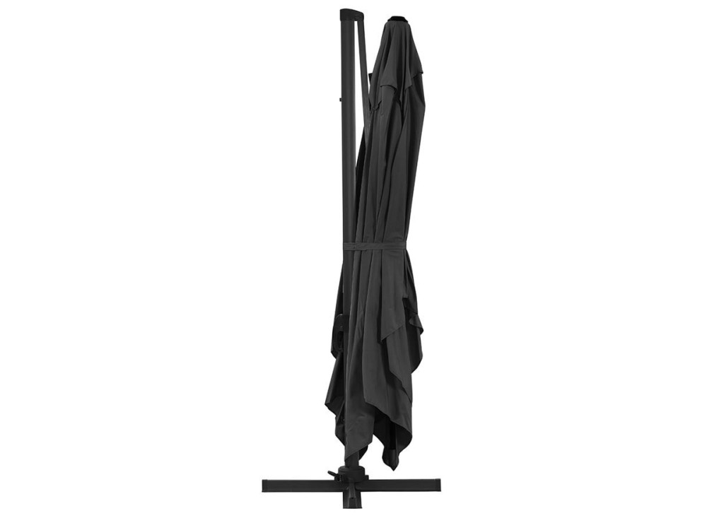 Parasol Lateral de jardín en aluminio - Sun 4- Rectangular- 3 x 4 m - Negro