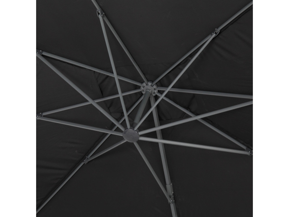 Parasol Lateral de jardín en aluminio - Sun 4- Rectangular- 3 x 4 m - lastre incluido