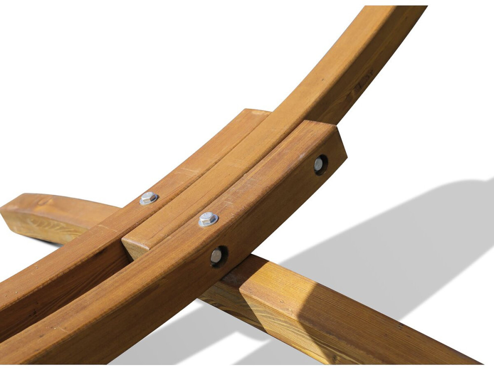 Hamaca de madera con lona de algodón "Dallas" - 3 m - Crudo