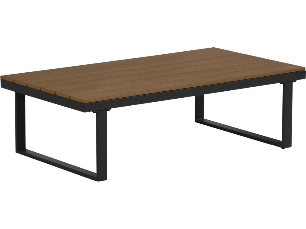 Sofá rinconera "Fiora" muebles de jardín - 5 plazas - Gris