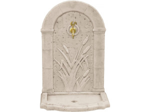 Fuente "ROSEAU" - de piedra reconstituida - 62 x 42 x 93 cm