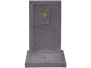 Fuente "ETNA" - piedra - 57 x 42 x 87 cm - Gris