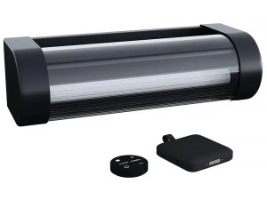 Aplique solar y recargable Booster "Loma" 150 a 900 Lumen - Negro